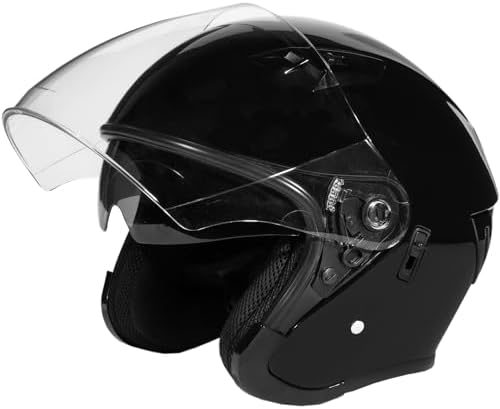 FULMER 360 Forge Open Face Helmet (Black - Large)