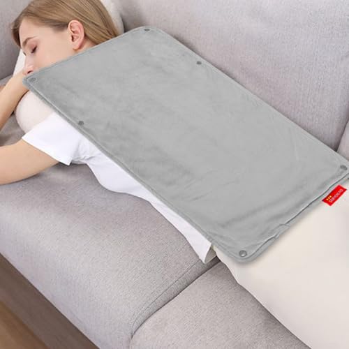 FmtwPhn Elektrisches Heizkissen, wasserdicht, beheiztes Wärmekissen, 58,4 x 27,9 cm, wiederaufladbar, wasserdicht, Matte für Kätzchen, Männer, Innen, Katzen, Haustiere, Welpen, kleine Hunde, Frauen