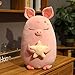 HAOQIANG Piggy Doll Peluche Cuscino 45CM Strizzare Gli Occhi