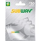Subway Gift Cards, Multipack of 3