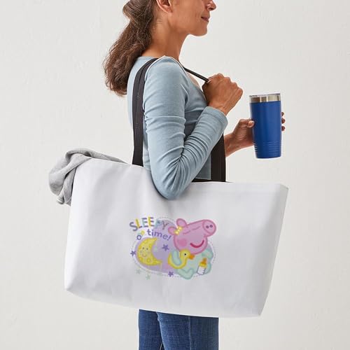 CafePress Peppa Pig: Sleepy Time 24"x13" Large Weekender Tote4