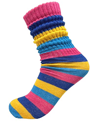 Image of The Branch Eloise Women's Cotton Slouch Socks, Woman's Knee High Boot Socks
