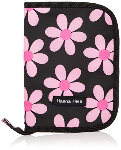Hanna Hula Pet Health Notebook Case Multi Case M Size Retro Flower Pink