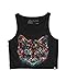 INTO THE AM Space Cat Rave Crop Top