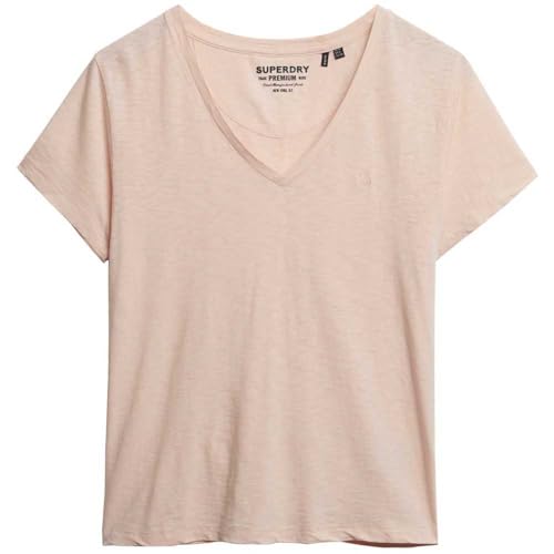 Superdry Studios Slub Emb Vee Short Sleeve T-Shirt XS