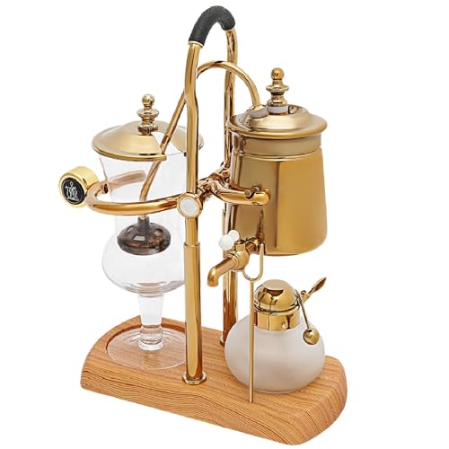 Cafetera de Sifón Manual 400 ml Dorada