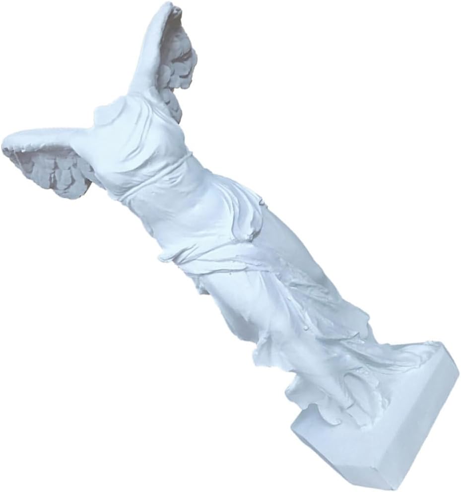 Delicate Resin Victory Goddess Statue for Indoor Greek Myth Decor Office Desktop