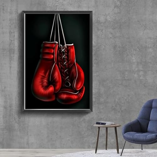 Peinture esthétique gants de boxe tableau de qualité sur toile