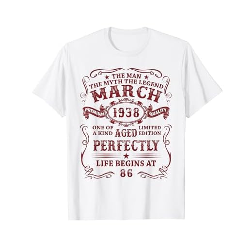 Vintage 1938 Regalos 86 Años Cumpleaños Hombre Marzo 1938 Camiseta