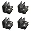 Black 4pcs