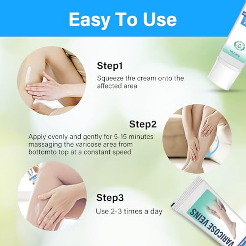 Justswag Varicose Veins Treatment For Legs, Varicose Veins Cream With Mild Ingredients thumb #6