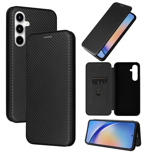 Évitez l'écran brisé : coque antichoc Samsung A35 5G hybride noire à clapet