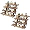 SwallowLiving Rialzo In Legno Per Tavolo O Scaffale - 2