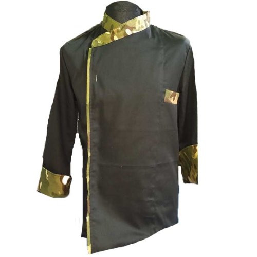 fratelliditalia.org Jacke Kasacca Chef Koch Italien Kroatien Europa Militär Camouflage Verschiedene Modelle, grün, XL