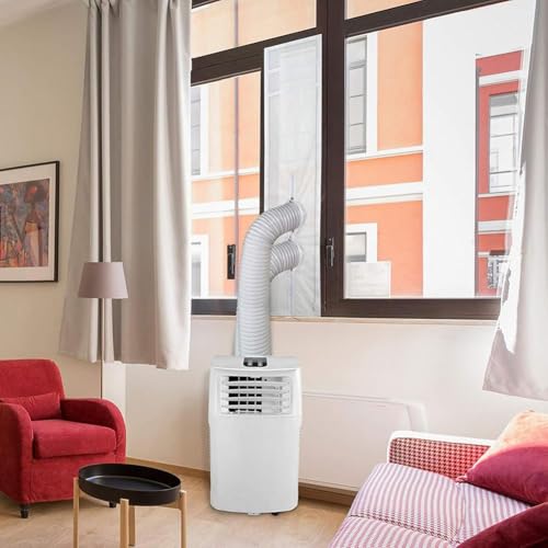 Rehoetom Paño de sellado de aire acondicionado para instalación de ventanas, sello de aislamiento térmico de tela Oxford 210T para aire acondicionado portátil o aire (25 x 62 ~ 92 cm)