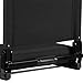 Flash Furniture Grandstand Portable Stadium Seat for Bleachers or Benches, Folding Padded Stadium Chair with Carrying Handle, 500 lb. Weight Capacity, Black
