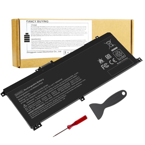 SA04XL Laptop Battery Compatible with HP Envy X360 15-DR 15-DR0010TX 15t-dr100 17t-cg100 17-cg100 Series Notebook L43248-541 L43248-AC1 L43248-AC2 L43267-005 SAO4XL HSTNN-OB1F HSTNN-OB1G HSTNN-UB7U