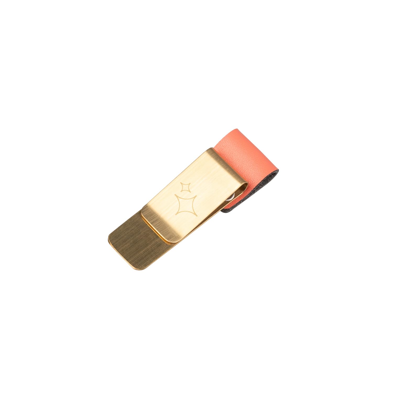 Kokonote Pen Holder Clip - Coral Spice, Orange, 2.8 x 1 inches - 7 x 2.5 cm
