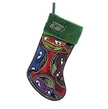 Kurt Adler Teenage Mutant Ninja Turtles Applique Stocking, 19-Inch