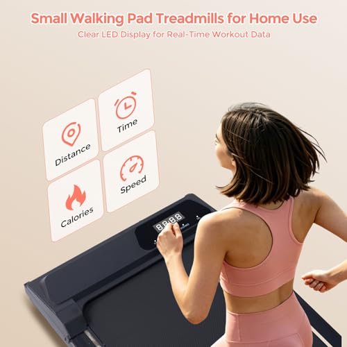 OGPOU JY004 Portable Walking Pad with Manual Incline & 3.0HP Motor — view 6