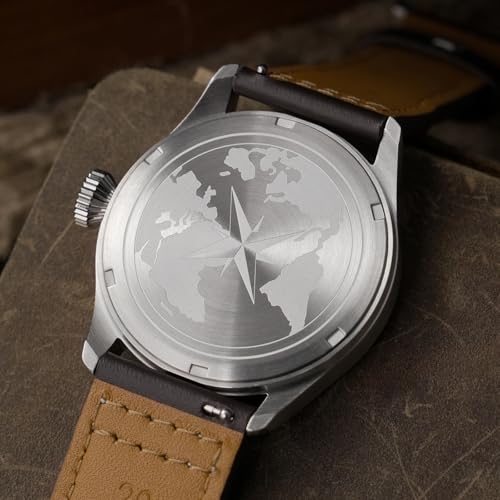 Image of TACTICAL FROG MILITADO ML21 37mm Aviation-Inspired Field Watch, VH31 Sweep /515 Quartz Movement, Sapphire Crystal, BGW9 Lume, 100M Waterproof Men's Casual Dress Watch