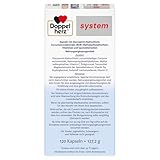 Doppelherz system GLUCOSAMIN 1000 + CURCUMA VEGAN – Vitamin C trägt zur normalen Kollagenbildung für die normale Knorpel- und Knochenfunktion bei – 120 Kapseln