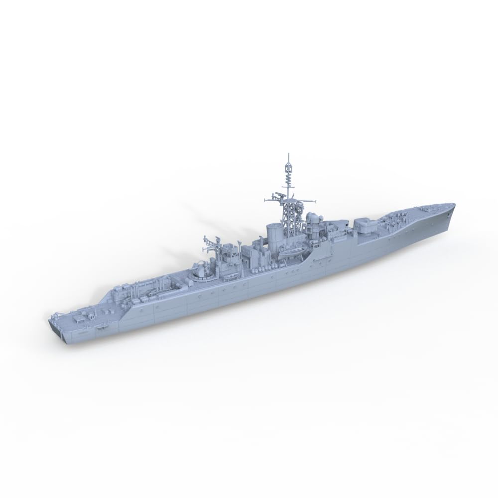 MRY-SFW SSC350629-A 1/350 zestaw do budowy modelu wojskowego HMS klasy Whitby, fregata segmentowy kadłub