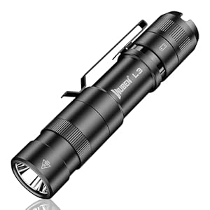 WUBEN L3 Taschenlampe LED Aufladbar, 3000 Lumen Extrem Hell Akku Taschenlampe, Dual-Wege USB C Aufladbar 7 Modus, IP68 Handlampen für taktische/Outdoor/Hund spazieren, Werkzeug Geschenke für Männer