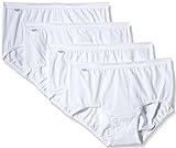 Quality, long lasting fabric Sloggi Damen Bikinislip, 4er Pack, Weiß, Gr.44 (Herstellergröße: 46 FR)