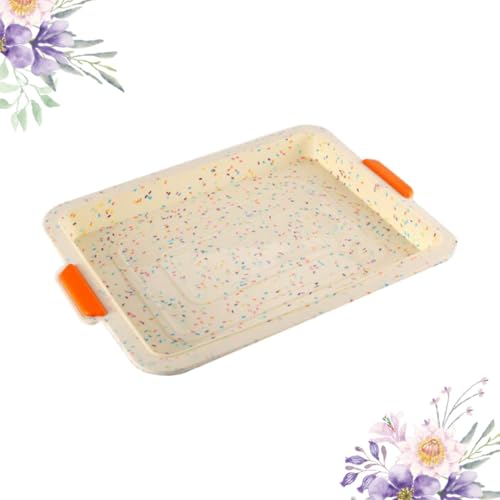 Bandeja de silicona Alasum rectangular con asa portátil para repostería casera 3