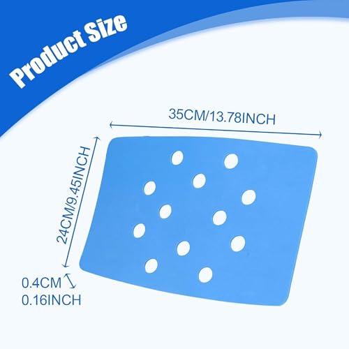 Alfombrilla de Asiento para Silla de baño, cojín de Taburete de Ducha para Ancianos, Almohadilla Asiento de Espuma EVA Antideslizante con Adhesivo, Accesorios de baño. No Incluye Taburete - imagen 2