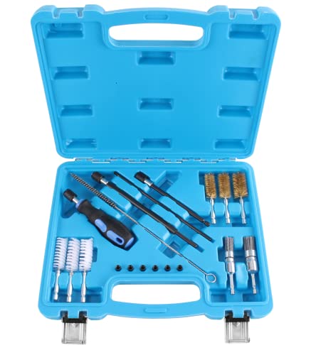 TECPO Kit de nettoyage pour siège d'injecteur et canalisations - 19 pièces Cover