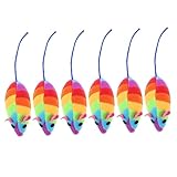 Jouets pour animaux de compagnie: chats souris jouets en peluche pour chat chaton réaliste souris jouet souris chaton jouet souris jouet pour chat avec de l'herbe à chat, votre chat jouera joyeusement, aide vos chats à rester actifs et à faire de l'exercice, apportez-leur du en bouillie.