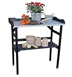 Promadino Pflanztisch klein mit verzinkter Arbeitsfläche