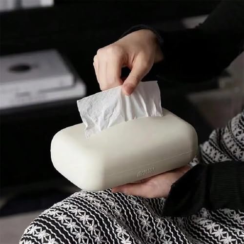 Pojemnik na chusteczki wielokrotnego użytku i dozownik ręczników papierowych – stylowy różowy organizer na chusteczki kuchenne do chusteczek nawilżanych i ręczników papierowych, trwałe i wygodne