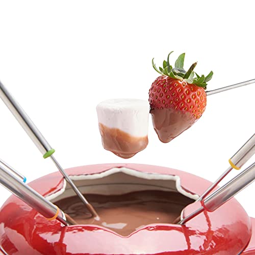 Foto von Fonduegabeln,Fondue Forks 6 teile/satz Edelstahl Schokolade Käse Dessert Fondue Topf Gabeln Küche Werkzeug Geschirr,rostgeschützt, korrosionsbeständig und langlebig