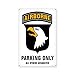 Past Time Signs PTS502 101St Airborne Parking Metal Sign