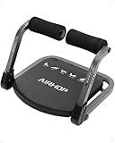 AIRHOP ACTIVE Ab Machine, Sit Up Exercise Equipment for Ab Workout, Abdominal Exercise Equipment with 3 Adjustable Resistance and Automatic Rebound, Adjustable Ab Trainer Machine for Home Gym