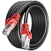 Produktbild Soibke LAN Kabel 5 Meter Cat 7, Ethernet Kabel Geschirmtes Netzwerkkabel 5m High Speed 10Gbps RJ45 Internetkabel Outdoor Indoor Wlan kabel 5m SFTP Patchkabel Schwarz für Modem Router