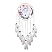 Malicosmile Wolf Dream Catcher, Handmade White Feather Dream Catchers Gift Wall Decoration Dreamcatchers