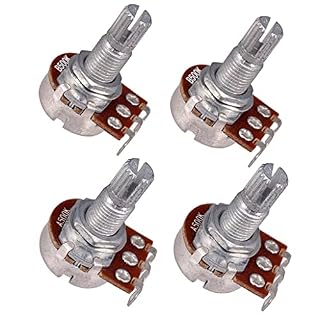 Tbkoly Potentiomètre de Guitare Audio Pots A500K & B500K OHM Remplacement for Guitare électrique Lot de 4 - Les Beatles, Paul McCartney, John Lennon, RIngo Starr, George Harrison