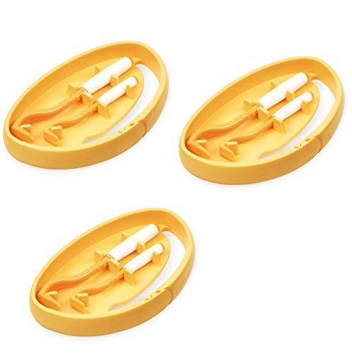 Tick Twister Tick Remover Set with Small & Large Silicone Handle with Belt Clip Case, Assorted Colors