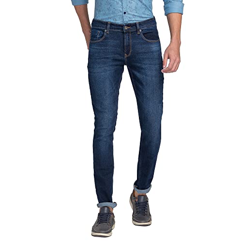 Image of Spykar Men's Slim Fit Low Rise Casual Jeans