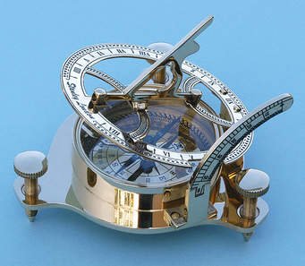 KHUMYAYAD 10.16 cm latón soleado brújula marítima marítima marítima marca de sol brújula totalmente hecho a mano Cover