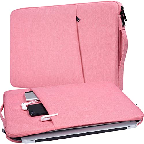 Laptop Sleeve Case Waterproof Notebook Bag for ASUS Chromebook CX1, SAMSUNG Galaxy Chromebook 4/3/Plus/Pro, Lenovo Chromebook C330 11.6, Acer Chromebook Spin 311, 11.6 12.2 12.3 inch Laptop Case, Pink