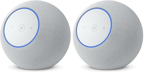 Image of Echo Studio (newest model) stereo pair, Glacier White
