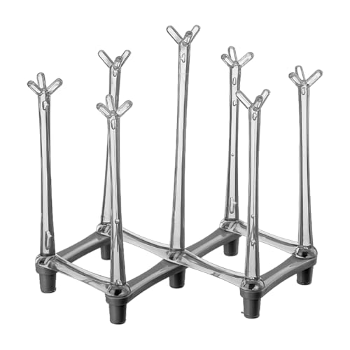 Escurridor De Vidrio Ajustable | Rejilla Para Secar Botellas De 12* Lugares | Escurridor De Botellas Deportivas Plegable | Encimera De Cocina Que Ahorra Espacio, Antideslizante Estable, Perfecta Para