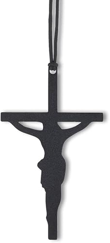 Miniatura 6 de Accesorios para espejo retrovisor - Mini adornos colgantes - Colgante Christus, encanto para el auto - Pendientes que se balancean, negro (silusión