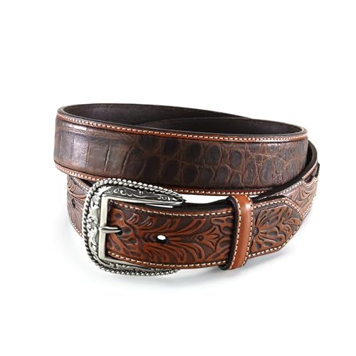 ARIAT Men's Caiman Western Belt, Tan, 36