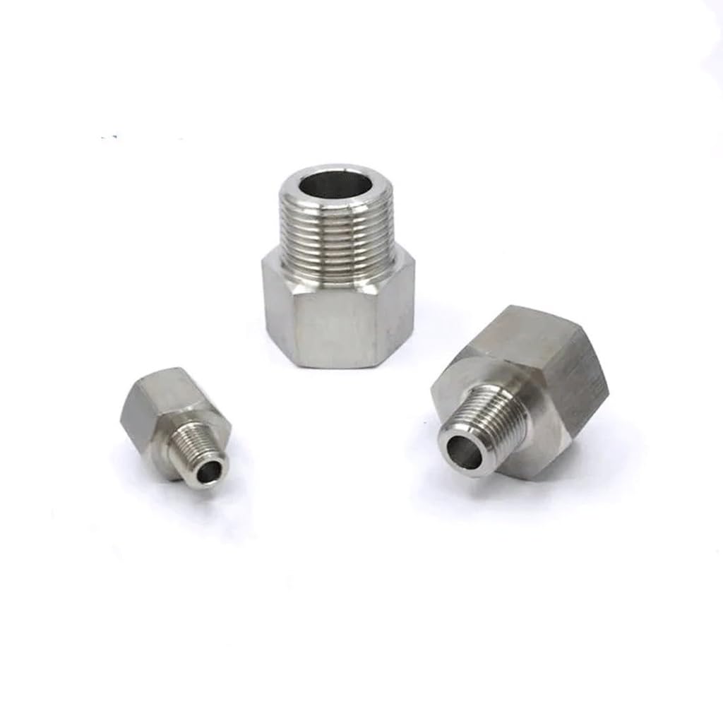 Rosca Macho BSP De 1/8 ", 1/4", 3/8 ", 1/2", 3/4 ", 1", Rosca Hexagonal De Acero Inoxidable 304